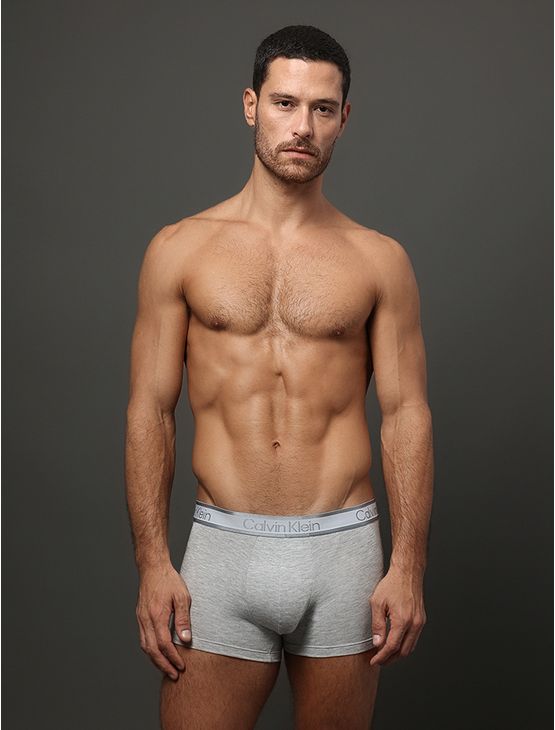 Cueca Trunk Modal Tonal Calvin Klein Underwear - Mescla Cueca Trunk Modal Tonal Calvin Klein Underwear Mescla p
