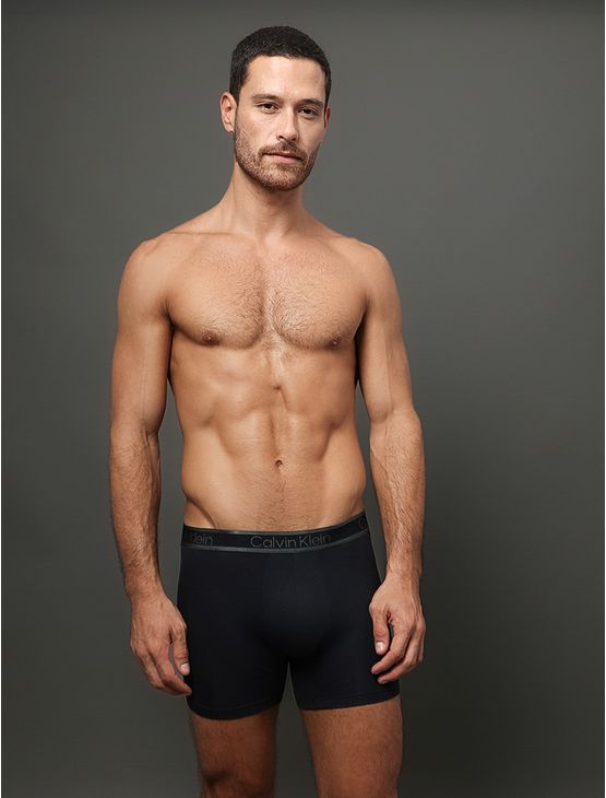 Cueca Boxer Modal Tonal Calvin Klein Underwear - Preto Cueca Boxer Modal Tonal Calvin Klein Underwear Preto p