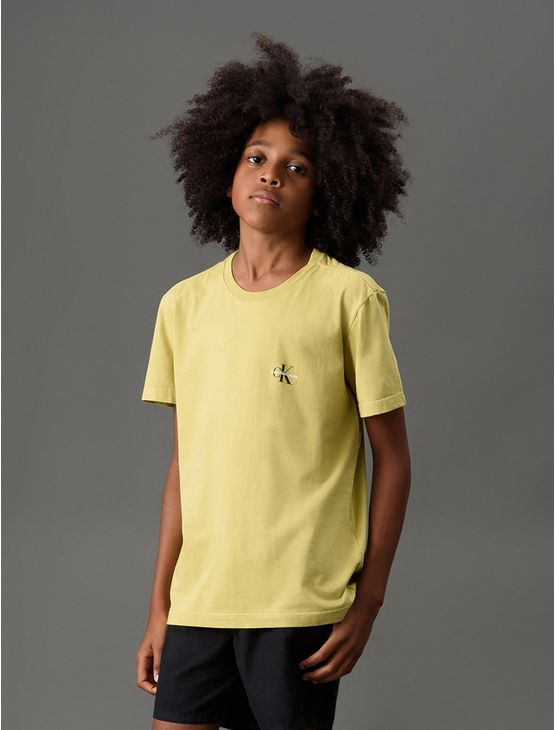 Camiseta Menino Reissue Peito Calvin Klein Jeans - Verde Pistache Camiseta Menino Reissue Peito Calvin Klein Jeans Verde Pistache 6
