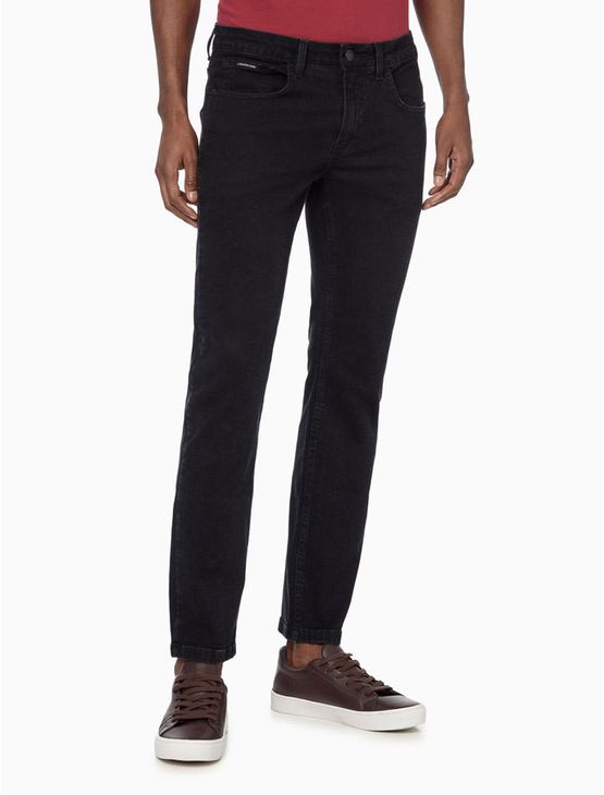 Calça Jeans Masculina Skinny 5 Pockets Calvin Klein Jeans - Preto Calça Jeans Masculina Skinny 5 Pockets Calvin Klein Jeans Preto 46