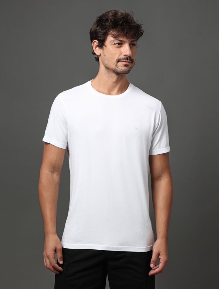 Camiseta Masculina Outdoor Sports Calvin Klein Jeans - Branco
