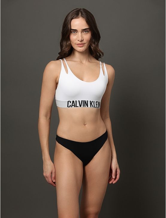 Top Feminino Micro Intense Power Calvin Klein Underwear - Branco/Branco Top Feminino Micro Intense Power Calvin Klein Underwear Branco/Branco m