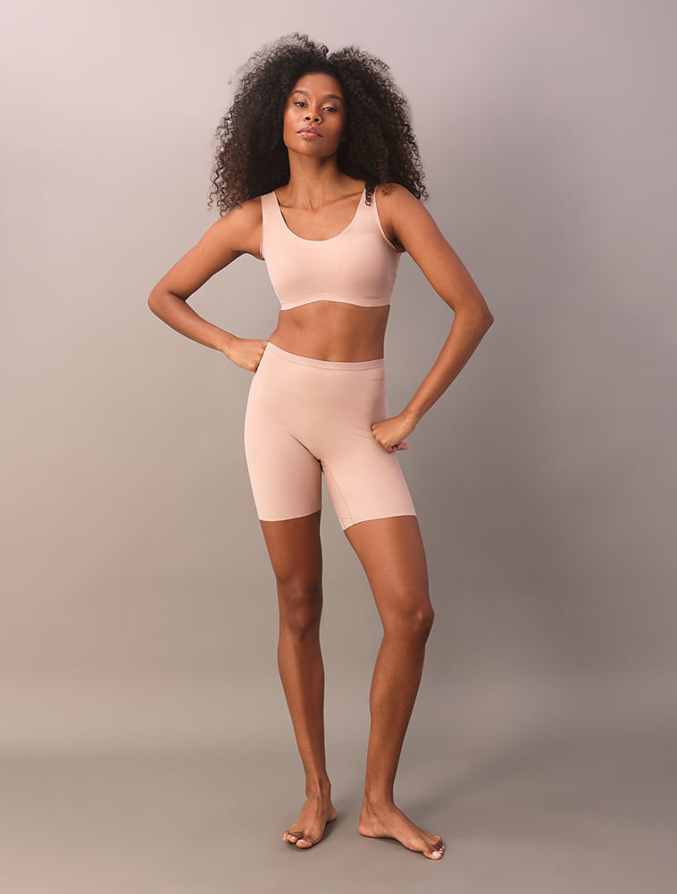 Bermuda Feminina Compressão Invisible Calvin Klein Underwear - Skin Médio — Calvin Klein