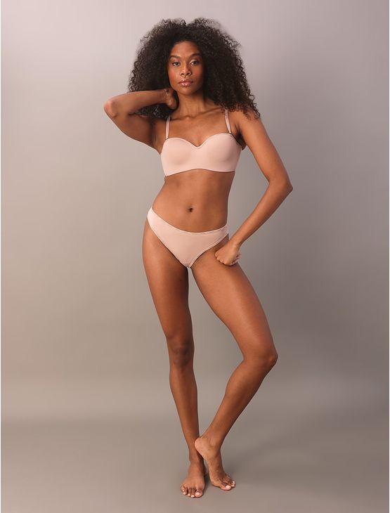 Sutiã Tomara Que Caia Soft Micro Logo Calvin Klein Underwear - Skin Médio Sutiã Tomara Que Caia Soft Micro Logo Calvin Klein Underwear Skin Médio 36b
