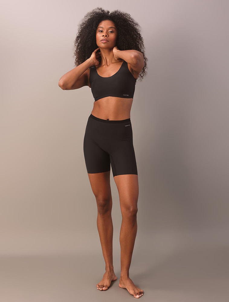 Top Feminino Microfibra Invisível Calvin Klein Underwear - Preto
