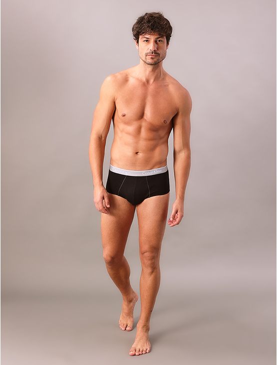 Kit 2 Underwear Brief de Algodão Clássica Cuecas Calvin Klein - Preto Kit 2 Underwear Brief de Algodão Clássica Cuecas Calvin Klein Preto s