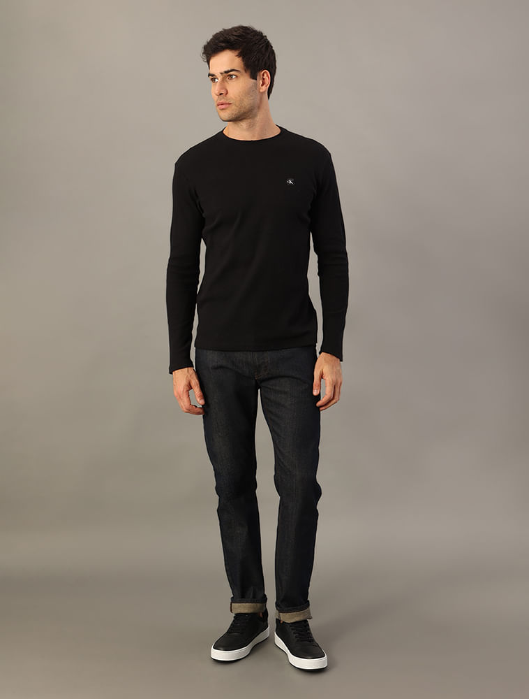 Calça Jeans Slim 5 Pockets - Marinho