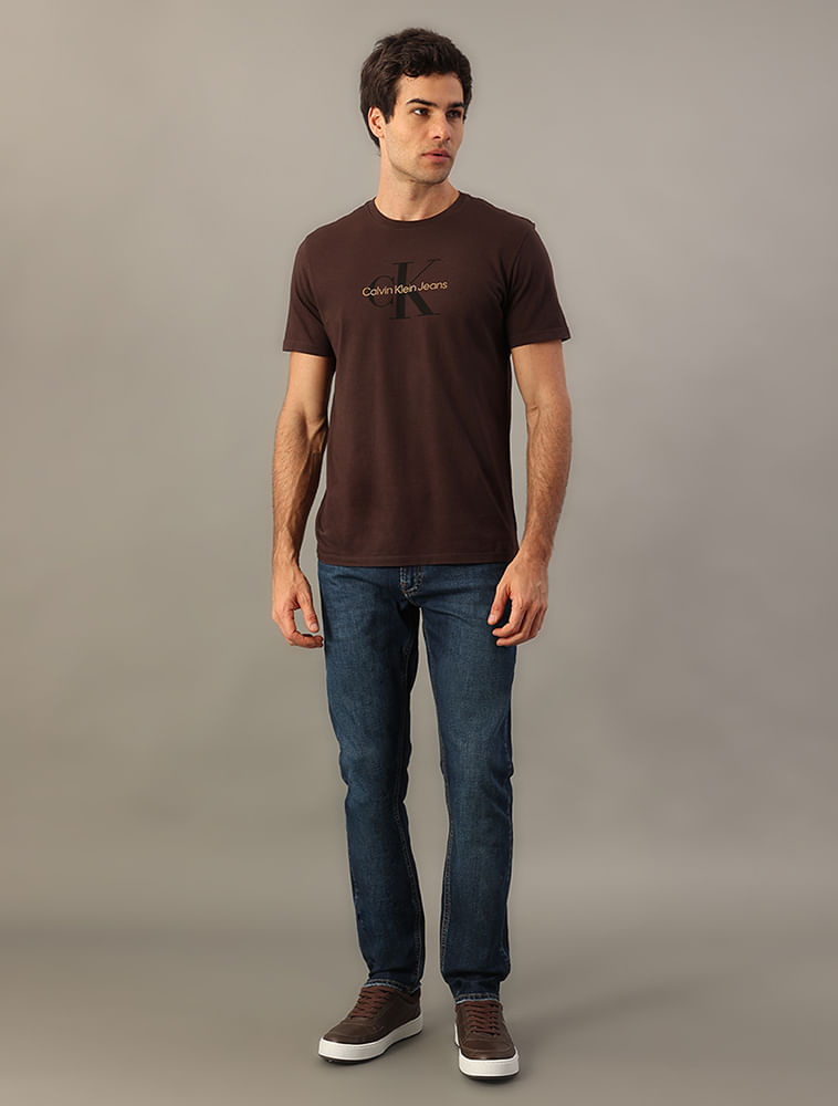 Calça Jeans Slim 5 Pockets - Marinho