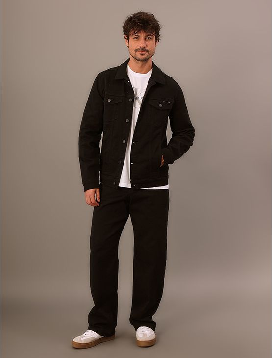 Jaqueta Masculina Trucker Infinite Black Calvin Klein – Preto Jaqueta Masculina Trucker Infinite Black Calvin Klein Preto p