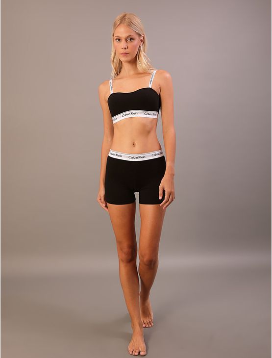 Top Feminino Modern Cotton Calvin Klein Underwear - Preto Top Feminino Modern Cotton Calvin Klein Underwear Preto m