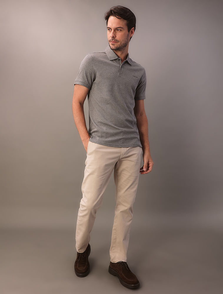 Polo Masculina Liquid Touch Calvin Klein - Mescla